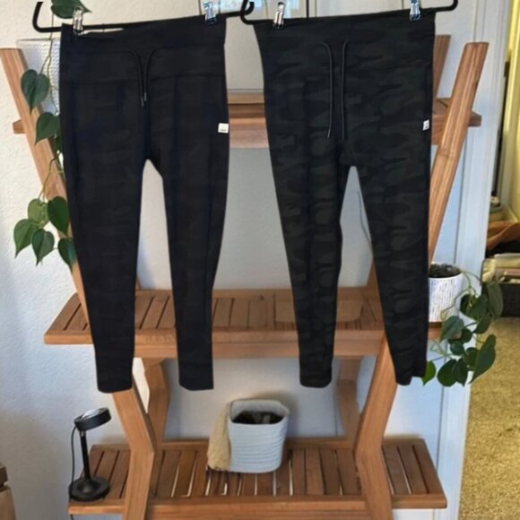 Vuori Pants - VUORI Bundle of (2) Black & Green Camo Daily Joggers Size L